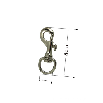 Самый дешевый шарнирный крючок Snap-крючок Производитель Metal Snap Hook (2.4 * 8cm)